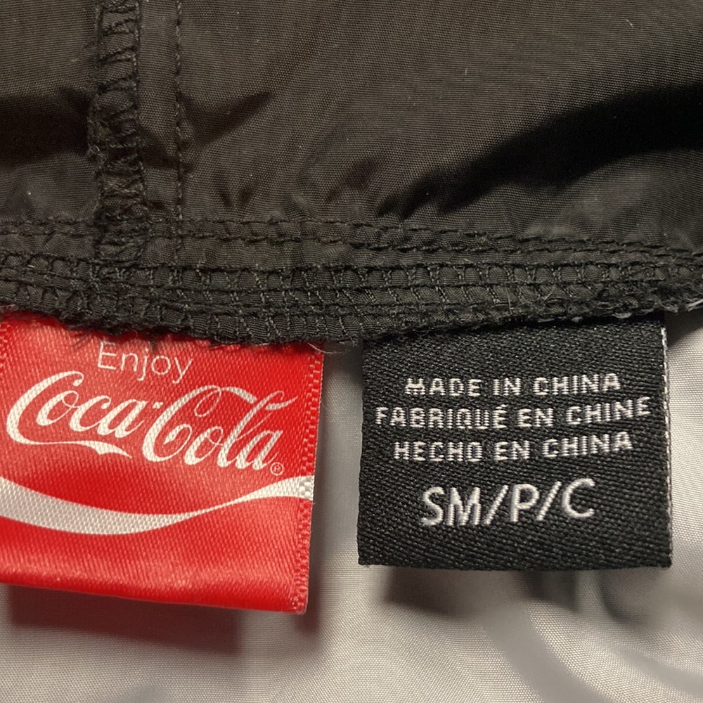 Coca Cola Windbreaker Size Sm In Euc - image 5